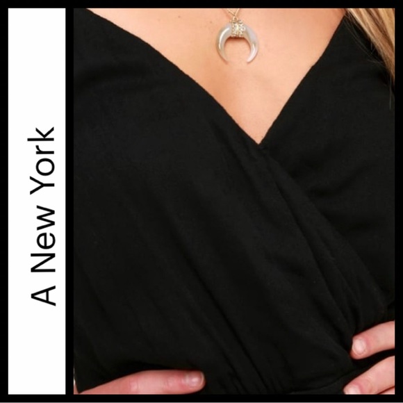 🎈SALE🎈A NY Sexy Black Romper - Picture 2 of 6